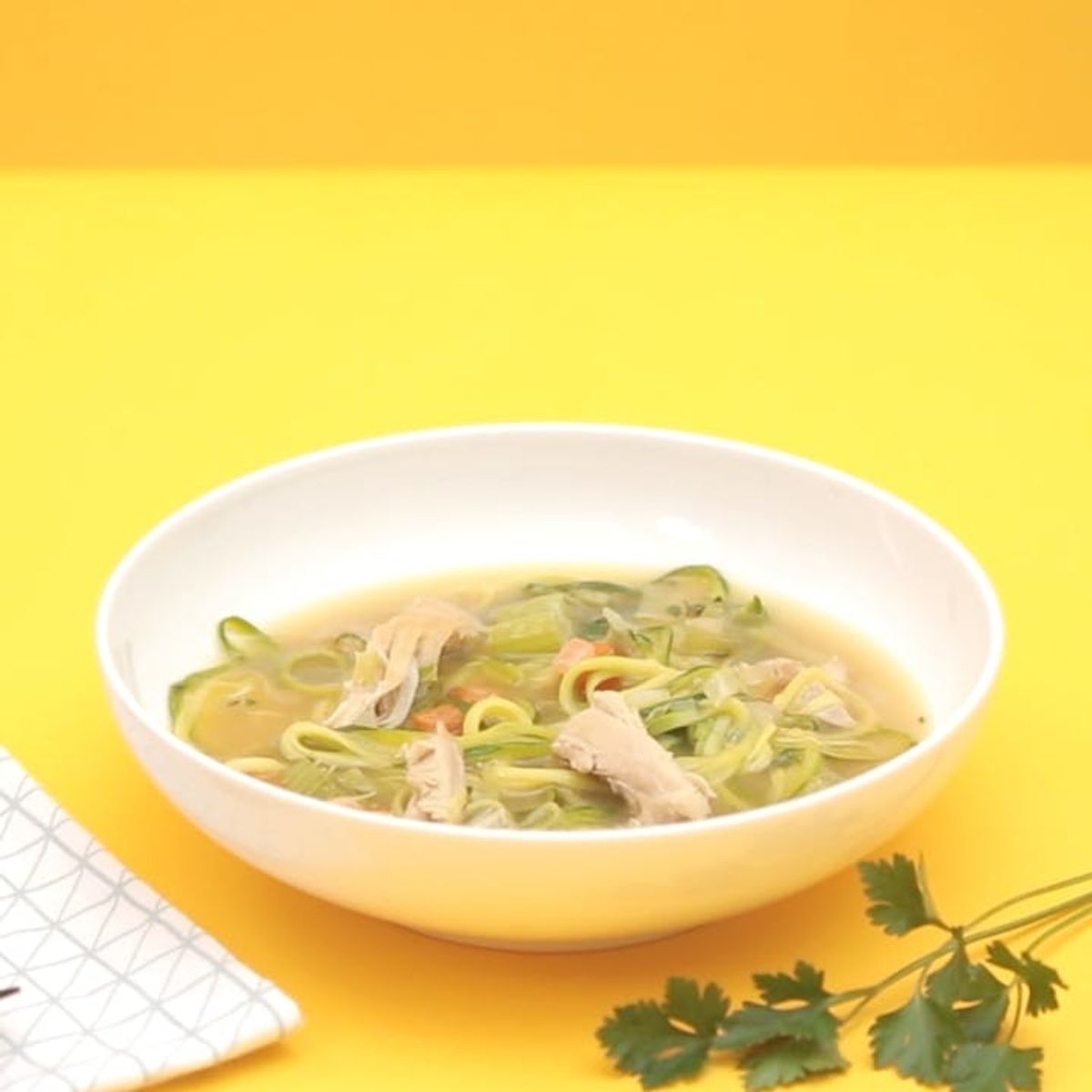 This Chicken Zoodle Soup Recipe Is Comfort Food Wrapped in a Whole30 Hug