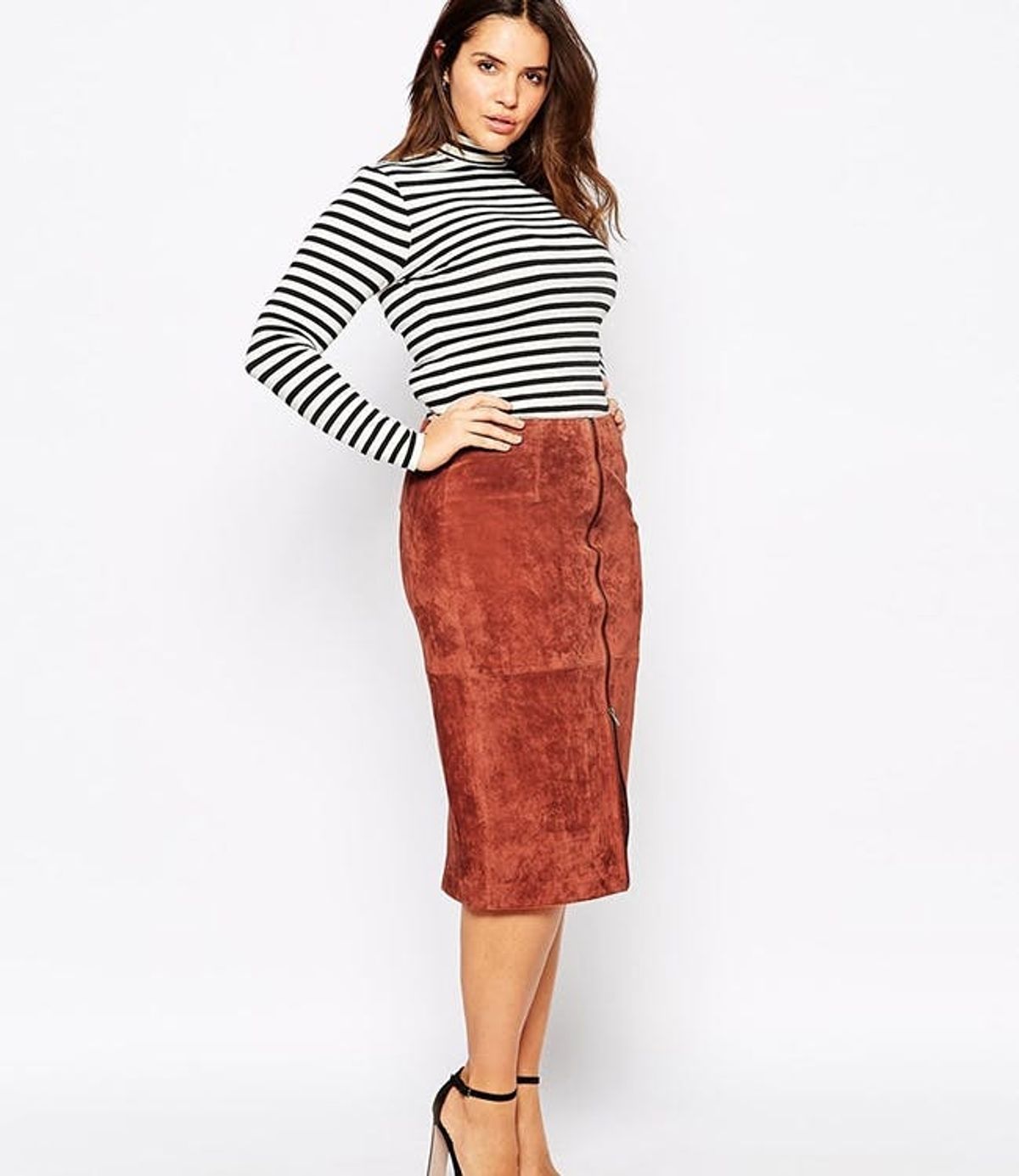 12 Midi Skirt and Sweater Combos to Make Getting Dressed SO Easy