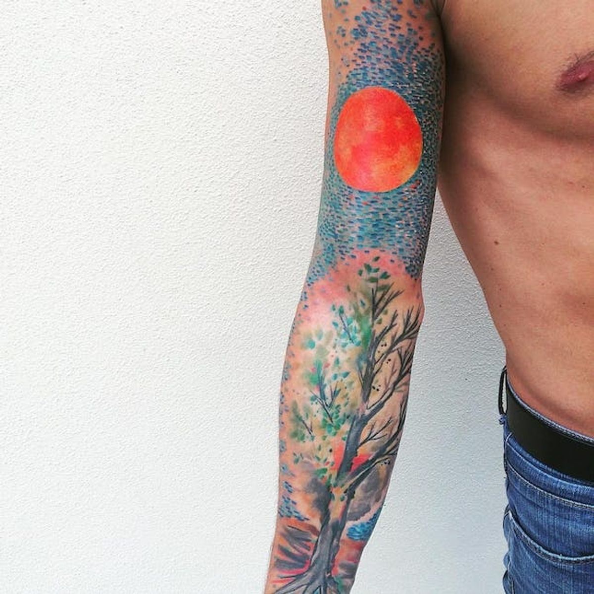 You Need to See This Tattoo Artist’s Abstract Watercolor Designs