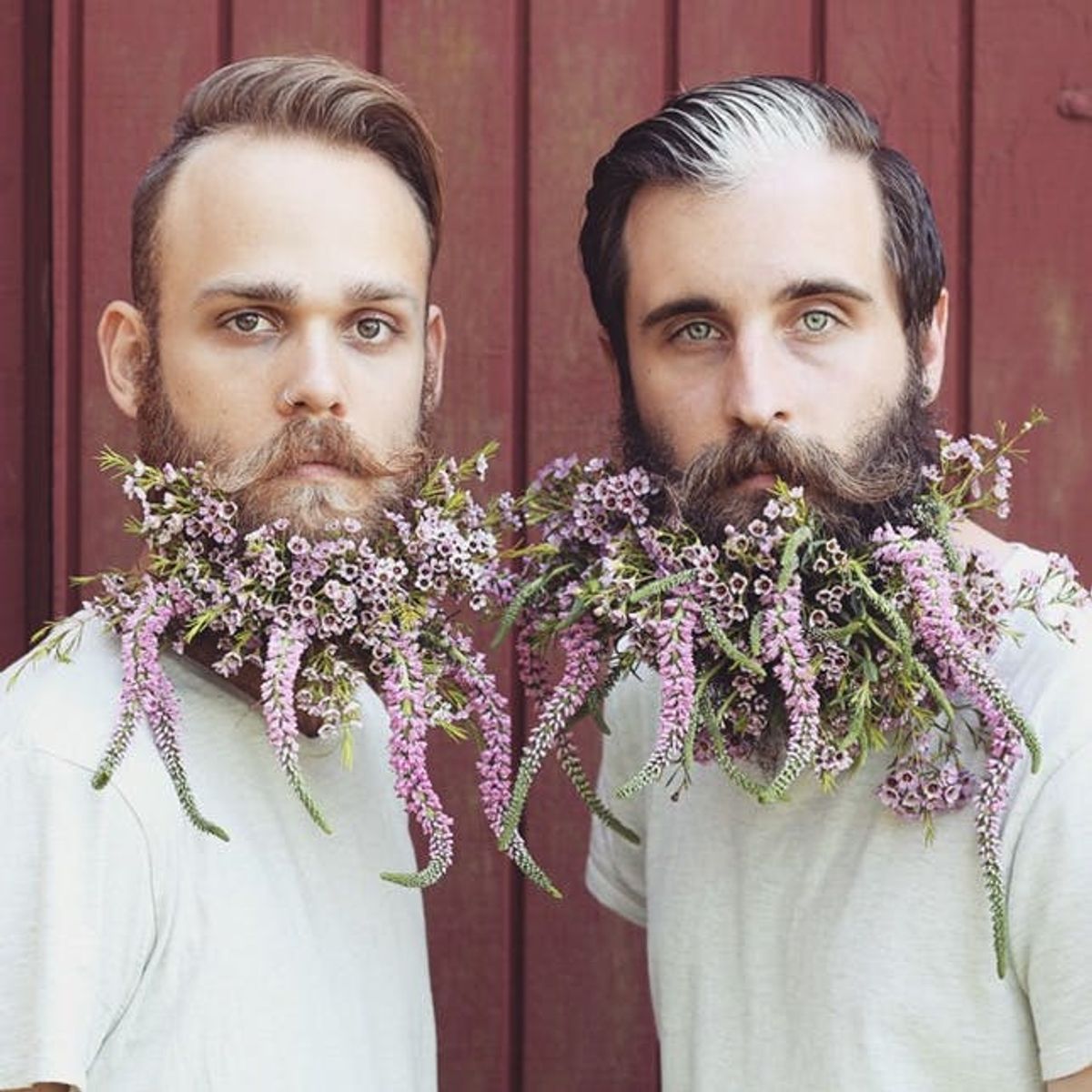 This Creative + Colorful Beard Duo Should Be Every Man’s Style Inspo
