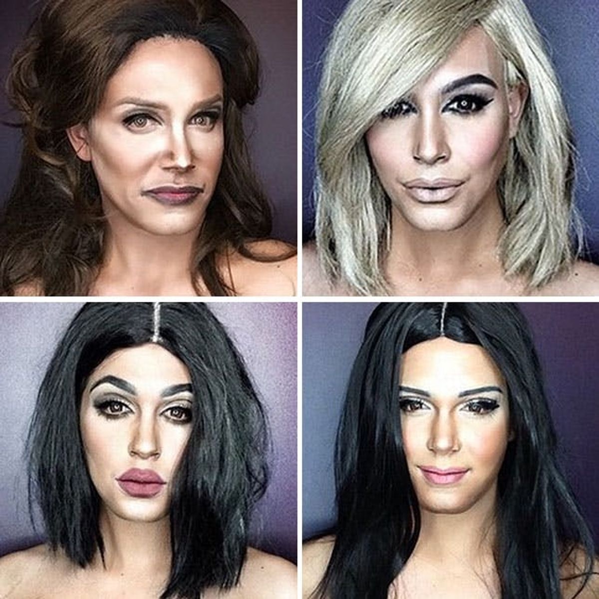 See One Guy Transform Himself into Every Kardashian With Makeup