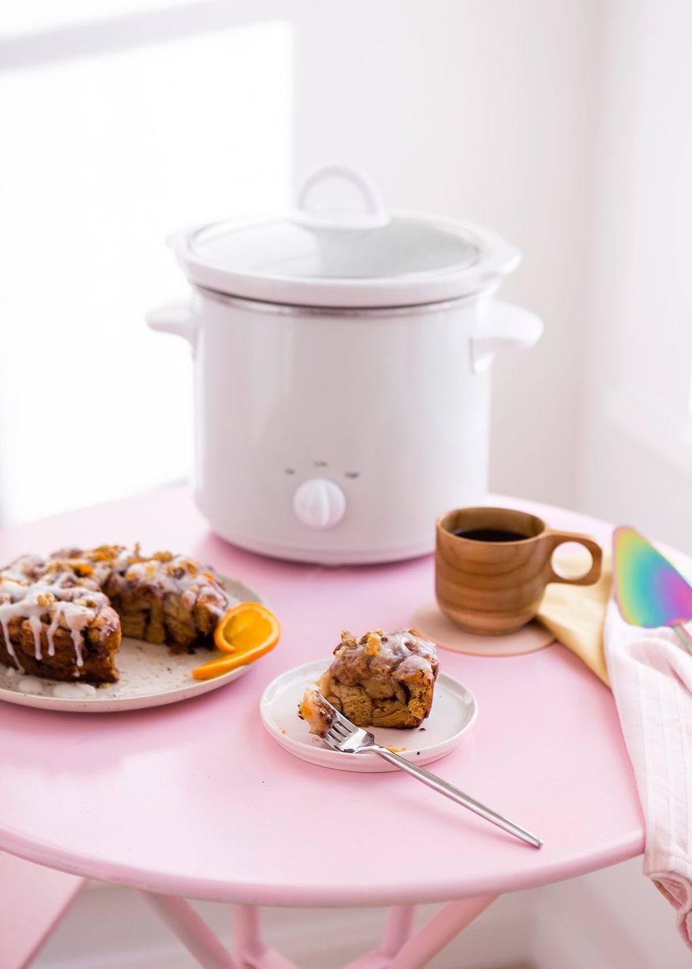 SlowCook Your Way to a Decadent Vegan Cinnamon Roll Casserole Brit + Co