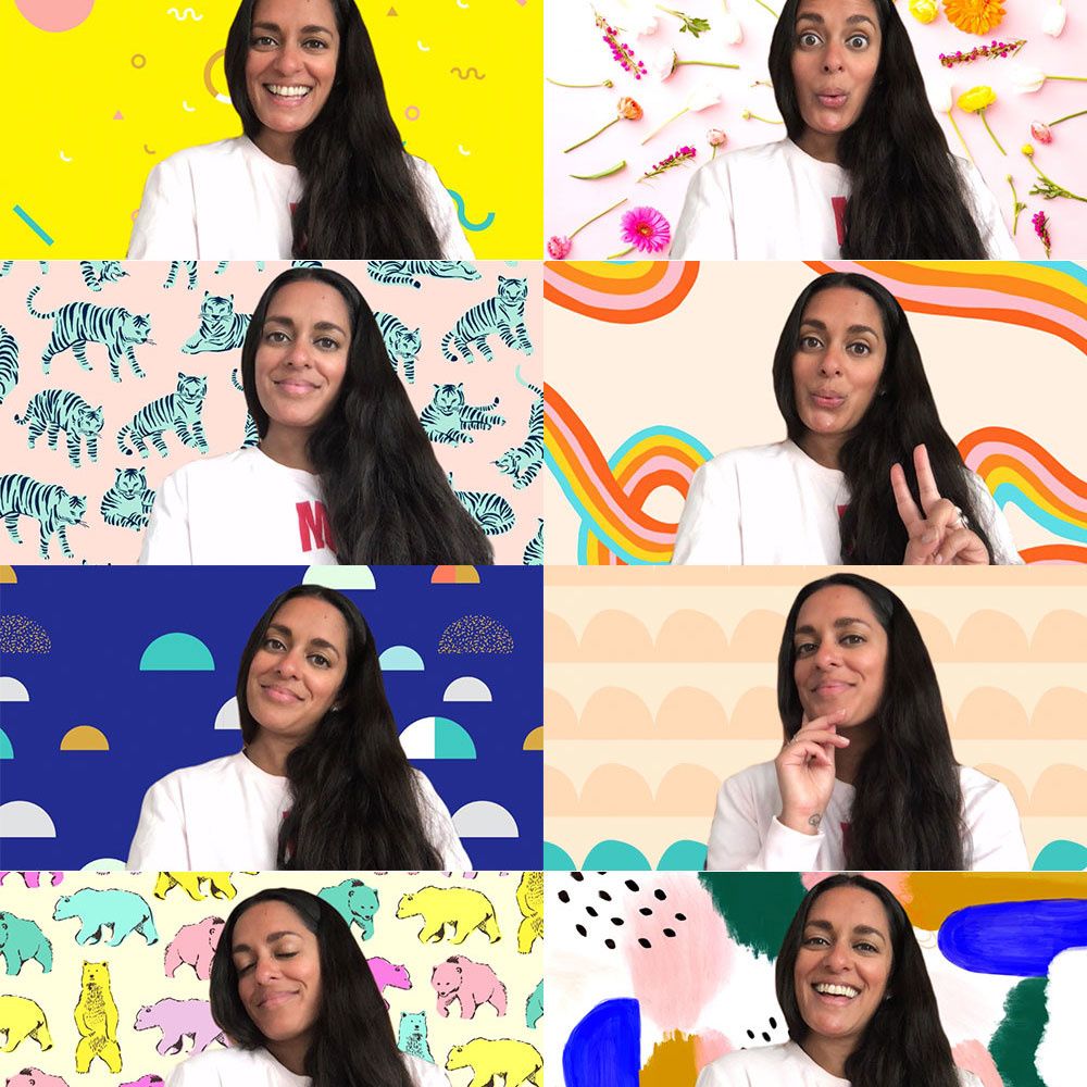 These Colorful Zoom Backgrounds Will Brighten Up Your Meetings Brit + Co