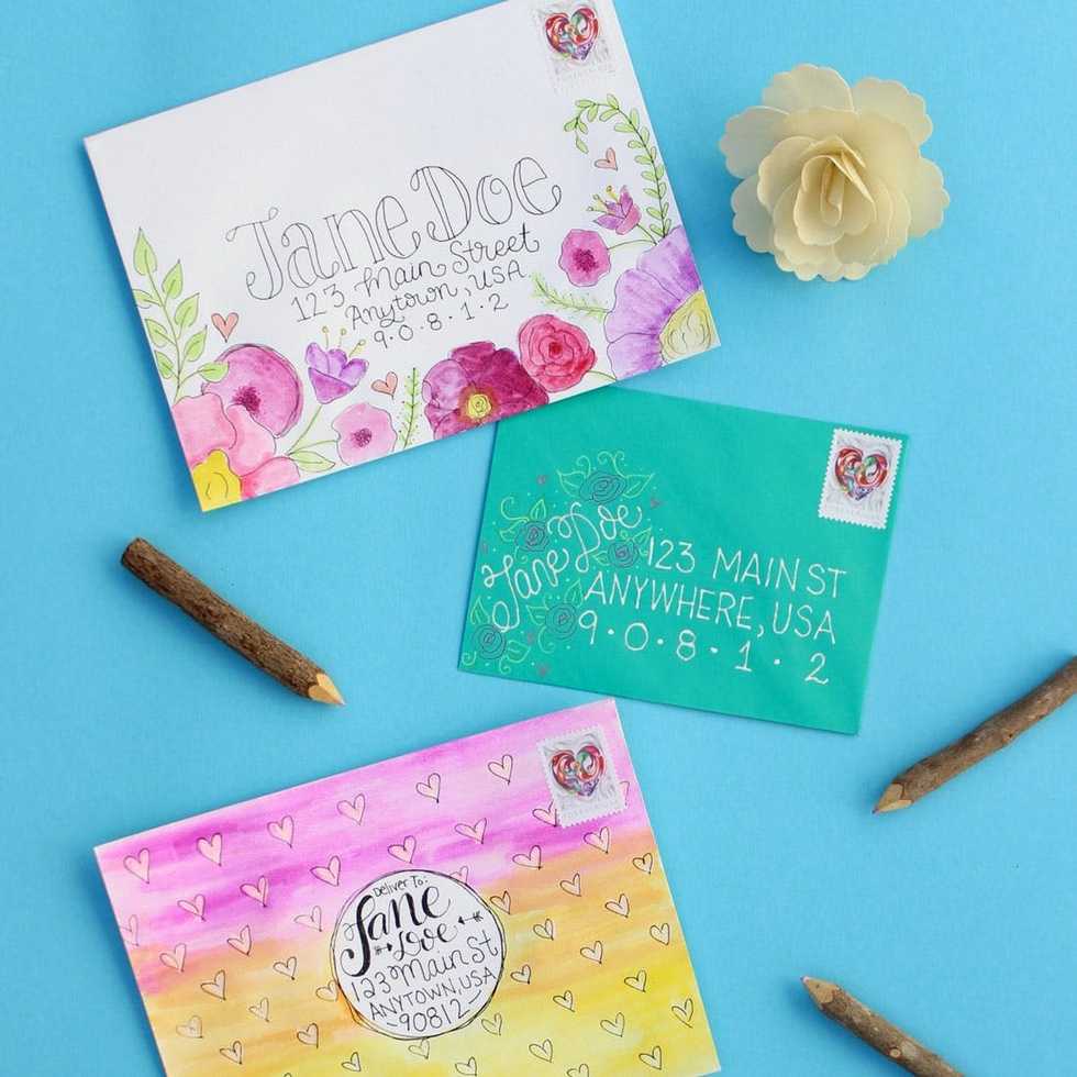 4 Ways to DIY Envelope Art for Your 7-Day Letter-Writing Challenge