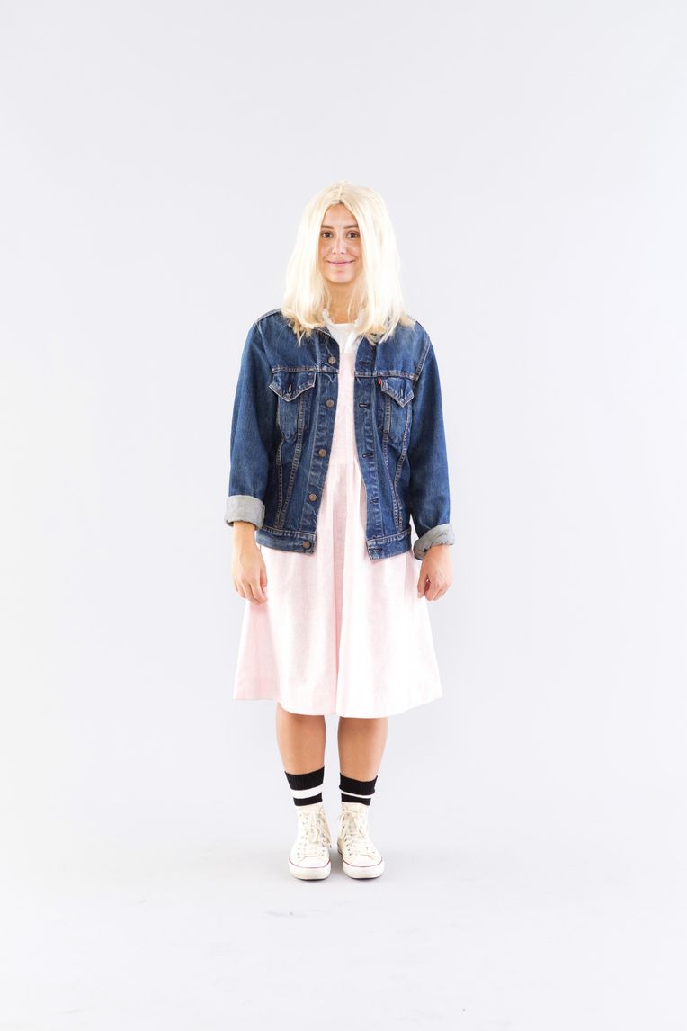 Halloween Costume With Jean Jacket - How to Make the Stranger Things Halloween Costume for Adults - Brit + Co