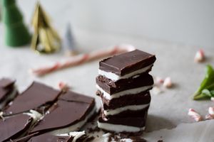 Vegan peppermint chocolate recipe for the holidays and christmas