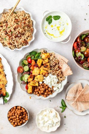 buddha bowl and macro bowl recipes with grains, veggies, and protein