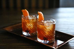 May The Fourth cocktail recipe, the Obi Wan Old-Fashioned with breckenridge whiskey