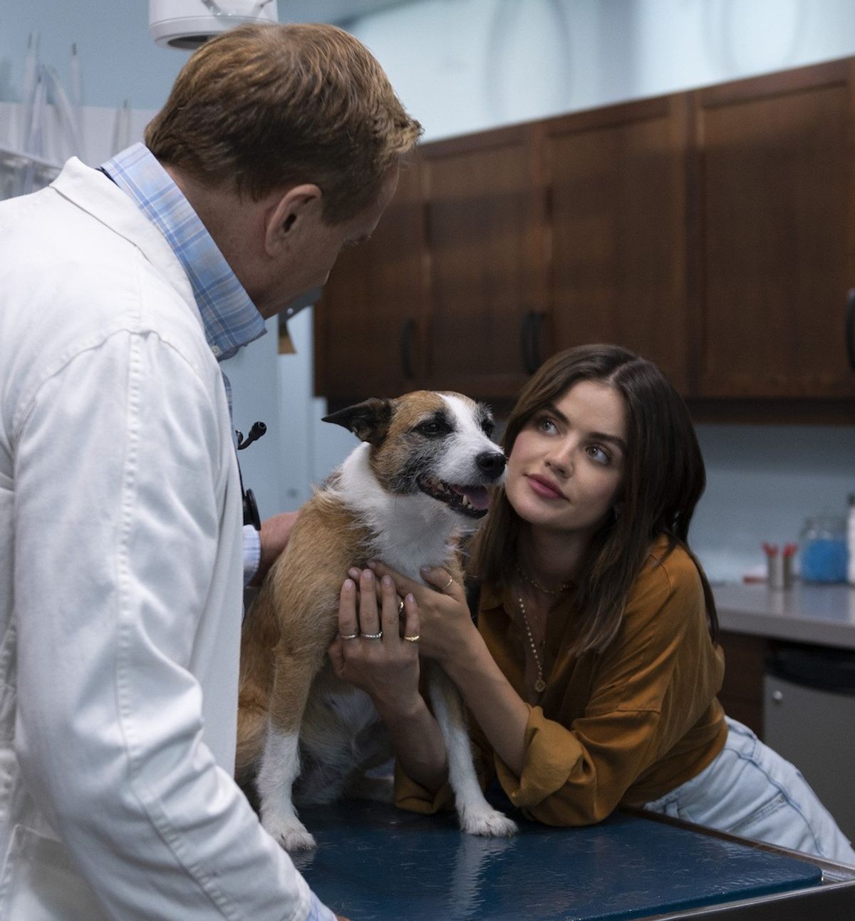 Watch This Exclusive Clip From Lucy Hale And Grant Gustin's "Puppy Love"