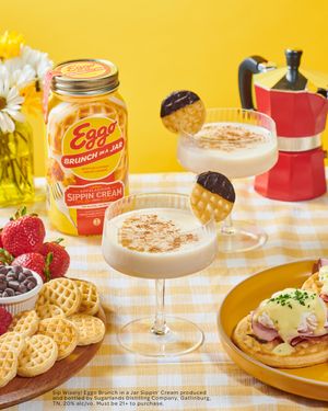the eggo waffle liqueur was made in collaboration with sugarlands distilling company