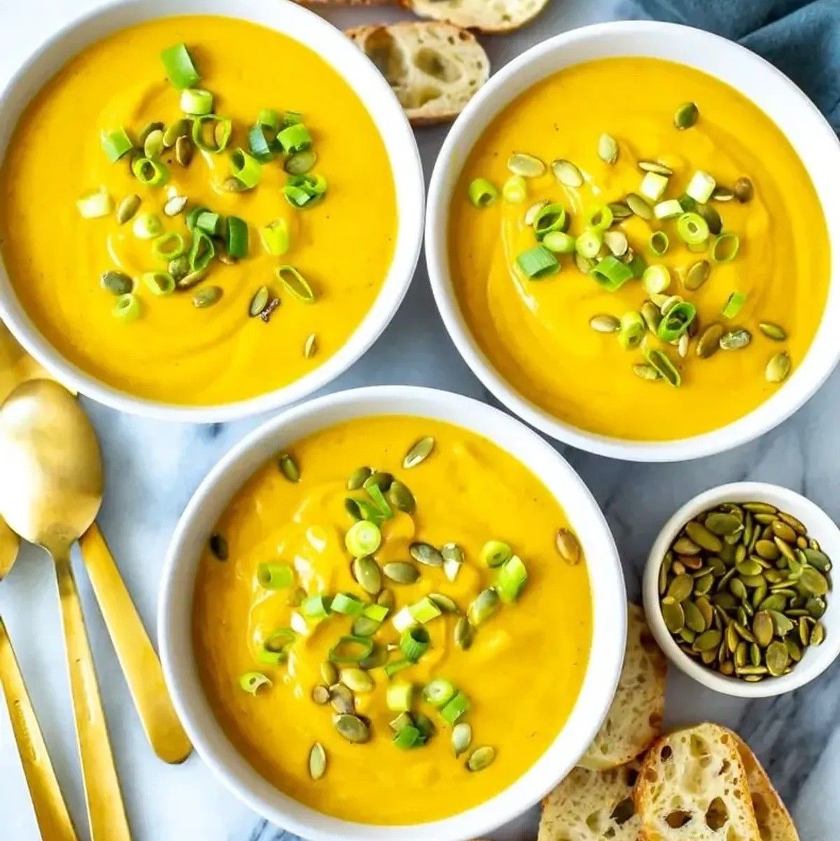 Creamy Pumpkin Curry Soup - The Girl on Bloor