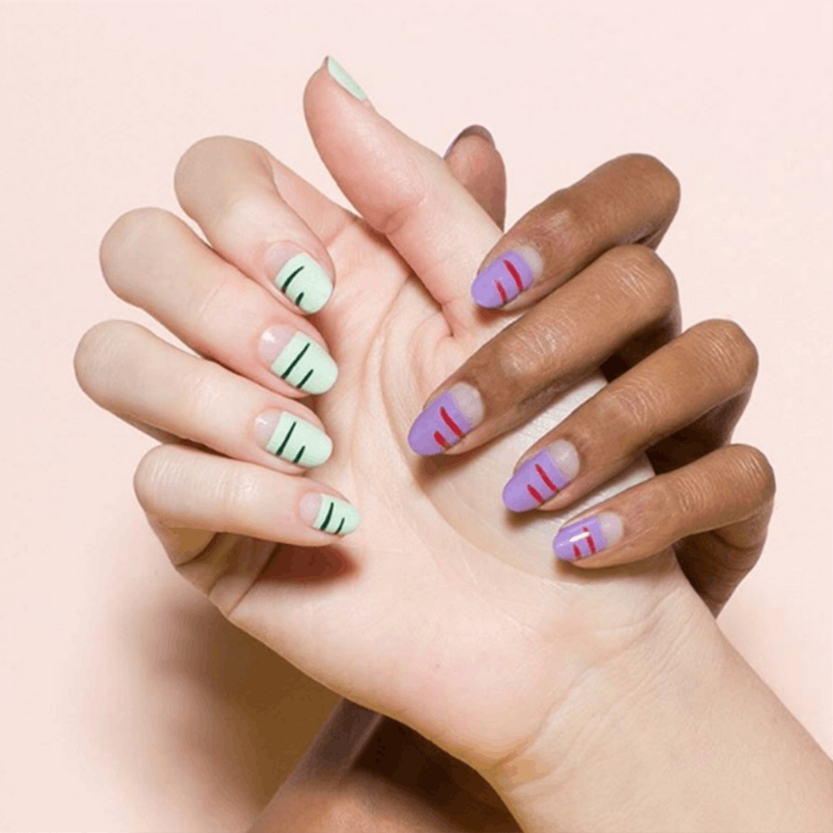 8 Negative Space Manis That Are Perfect for Spring