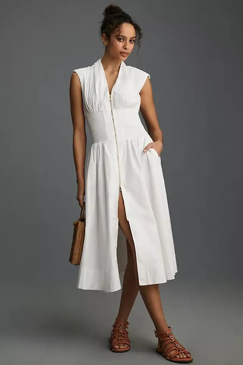 20 Pretty White Graduation Dresses For Your 2024 Celebration - Brit + Co