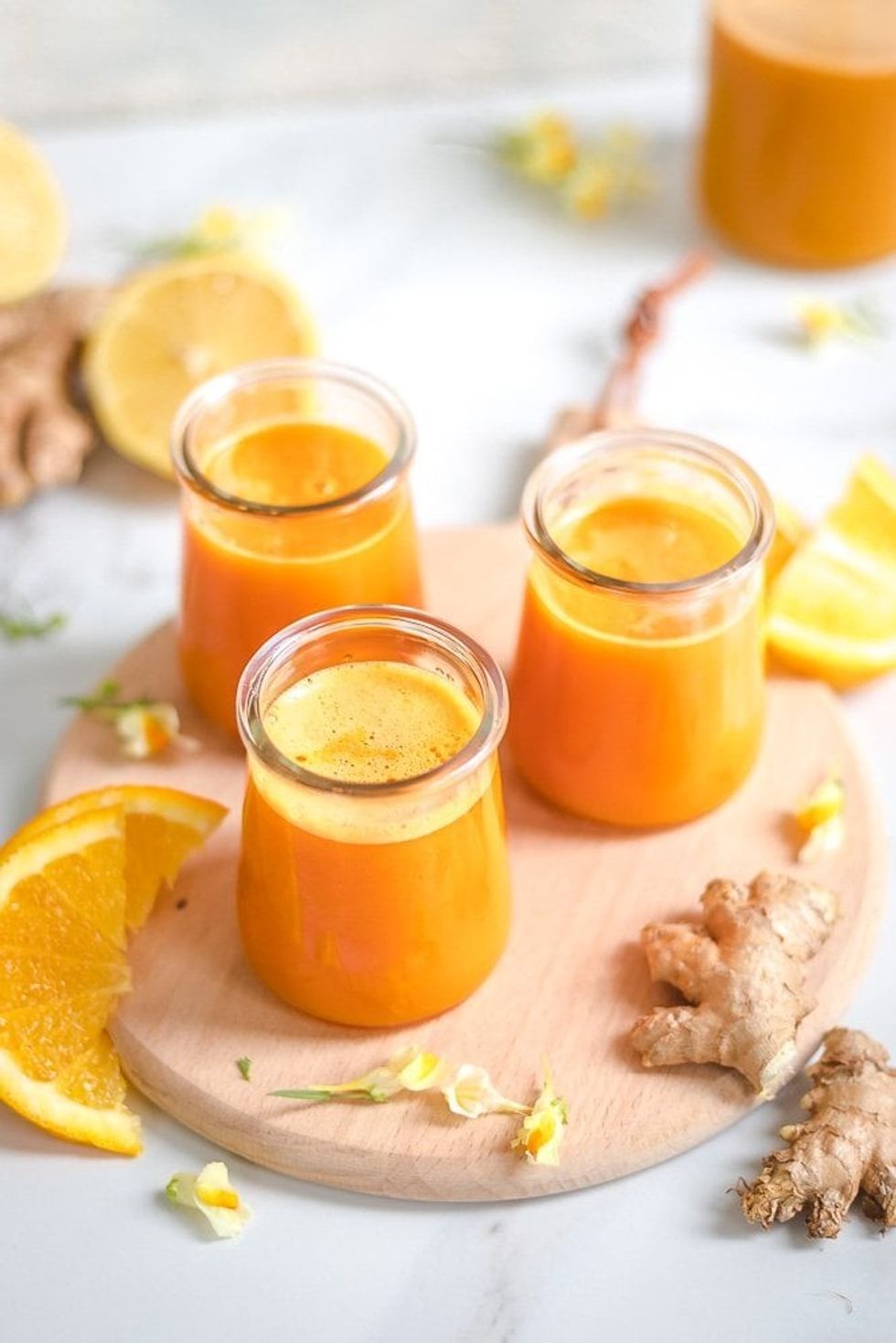 Immunity Boost Juice with oranges