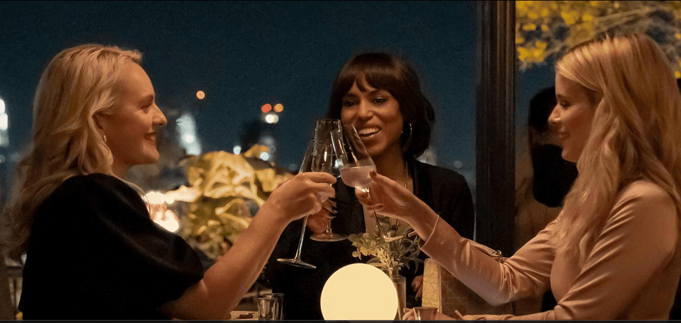 imperfect women: Kerry Washington (Scandal), Elisabeth Moss (Mad Men), and Kate Mara (House of Cards)