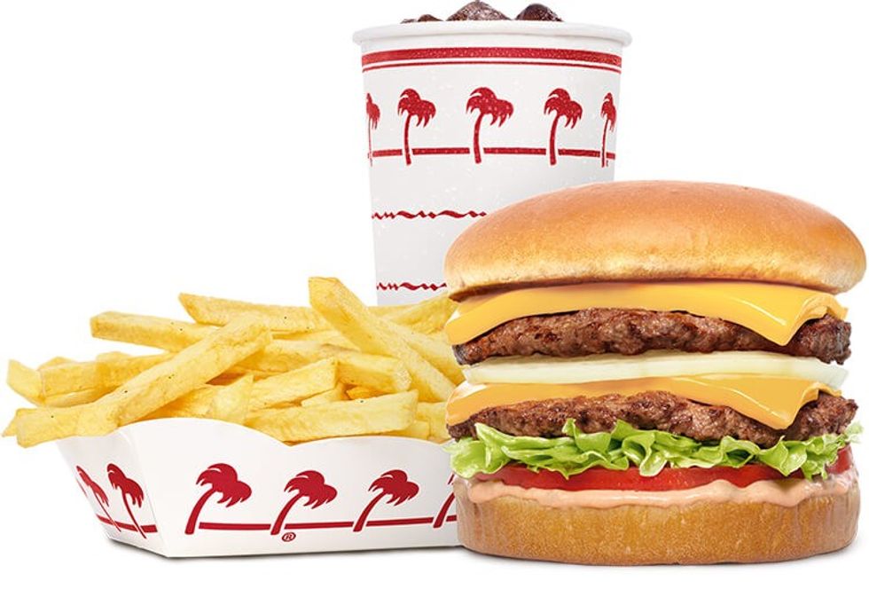 in n out animal style burger