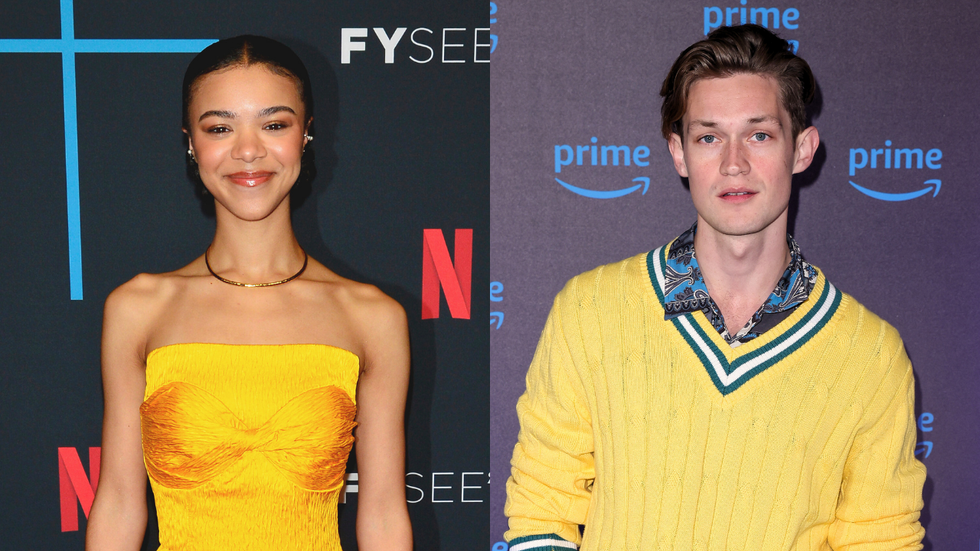 India Amarteifio from Queen Charlotte opposite Damian Hardung from Maxton Hall