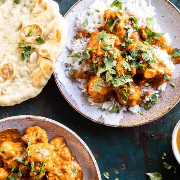 Indian Food Recipe with Coconut Butter Cauliflower