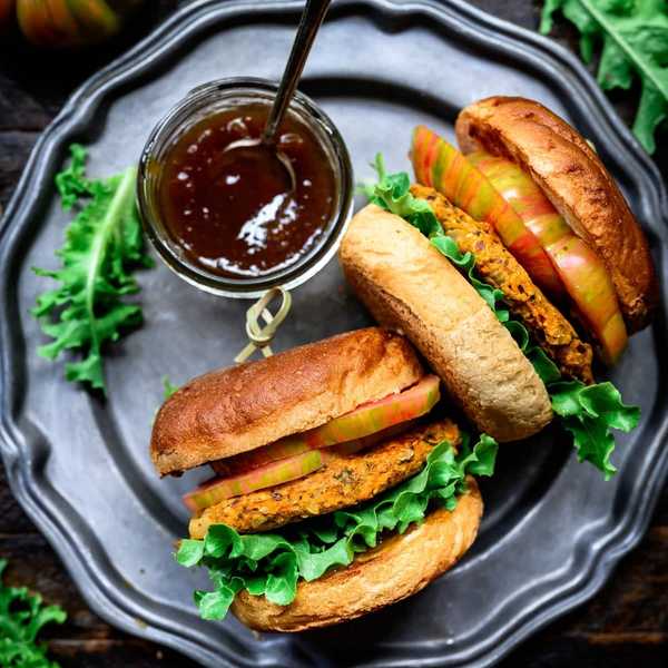Indian-Spiced Veggie Burgers