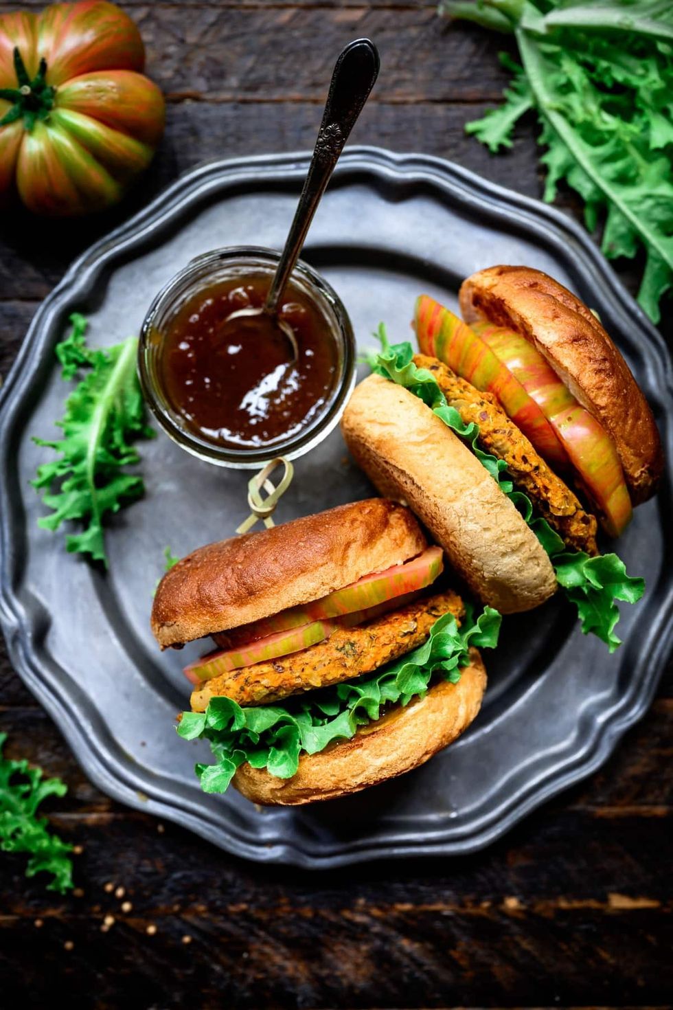 Indian-Spiced Veggie Burgers