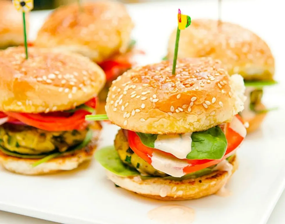Indian-Spiced Veggie Burgers