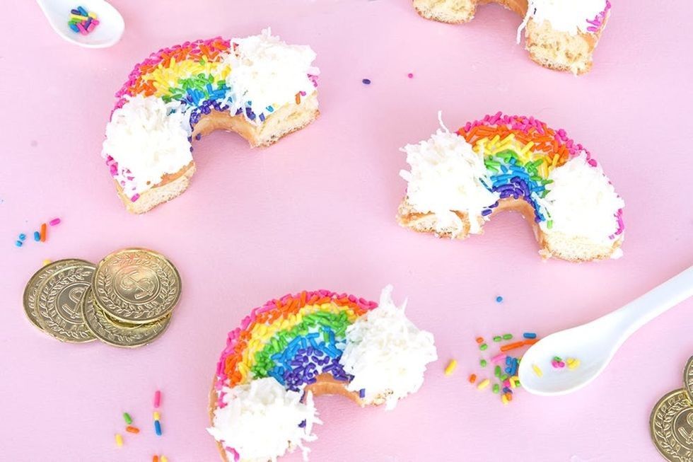 Ingredients for Rainbow Donuts