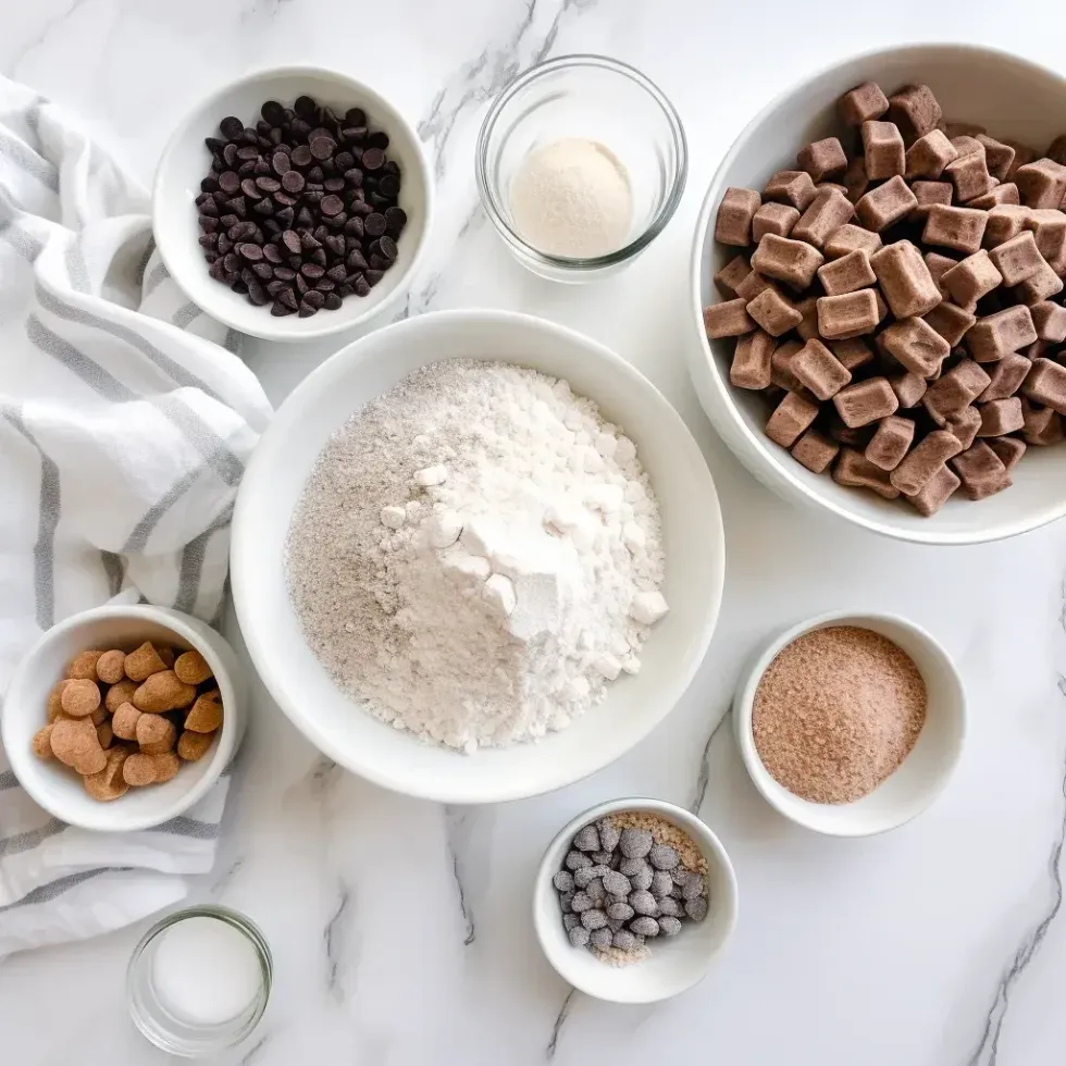 ingredients to make your own puppy chow recipe