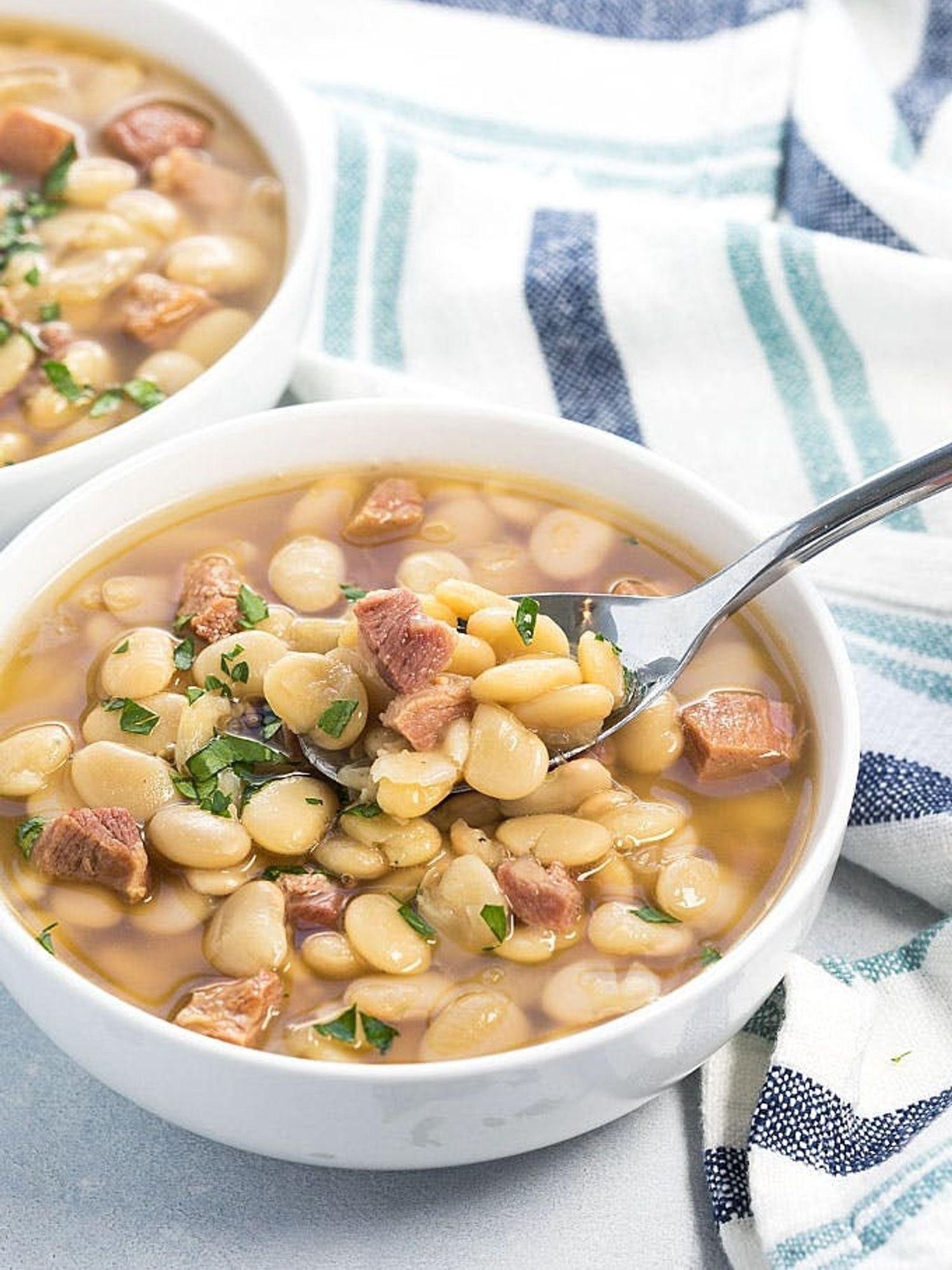 Instant Pot Lima Beans and Ham
