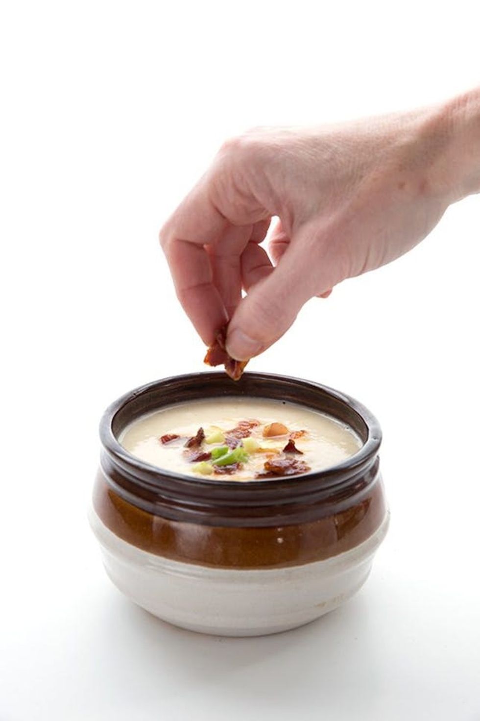 Instant Pot Loaded Cauliflower Soup