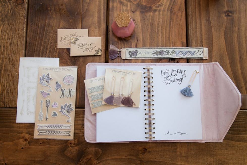 Interior and Accessories for Love Heals Journal