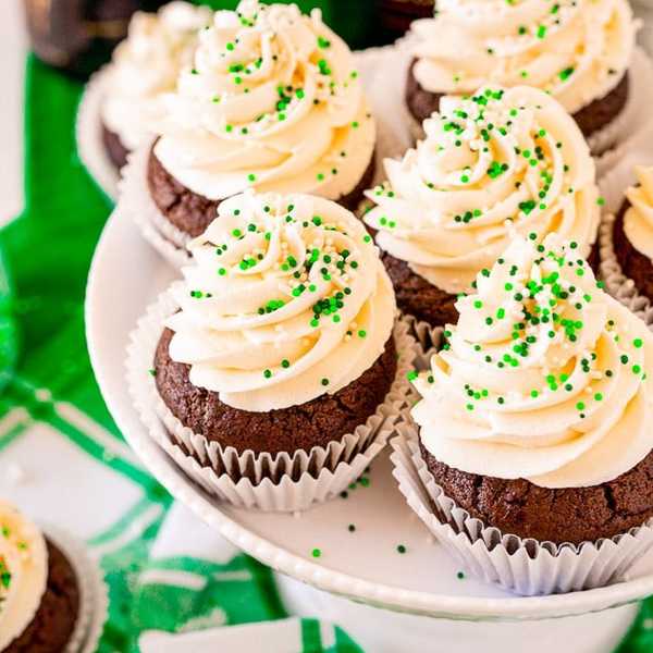 Irish Chocolate Guinness Cupcakes