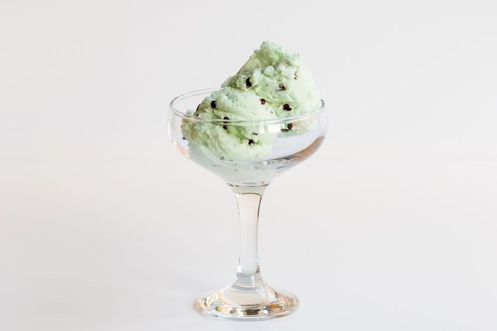 Irish Cream Affogato with Mint Choc Chip Ice Cream Instructions