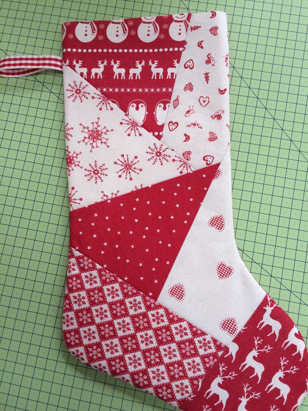 Iron and trim to level neck opening if necessary