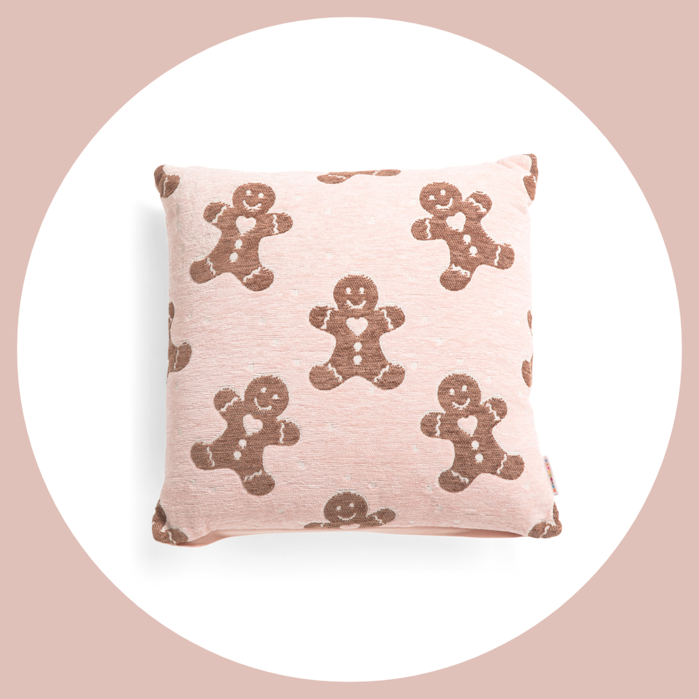 Isaac Mizrahi New York Gingerbread Men Decorative Pillow