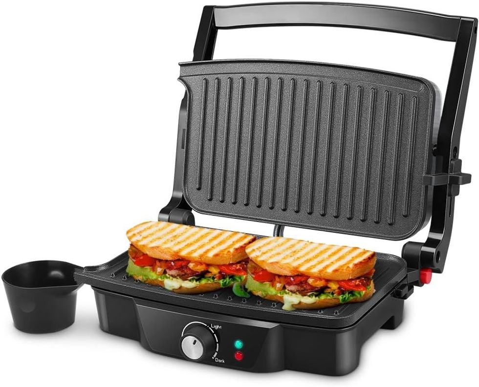 iSiLER 4-Slice Panini Press Grill