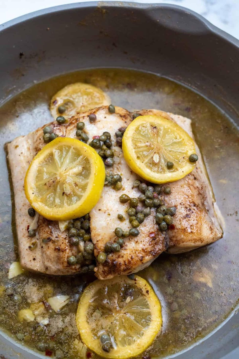 ITALIAN MAHI MAHI WITH LEMON BUTTER SAUCE
