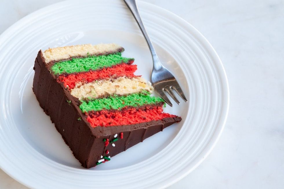 Italian Rainbow Cookie Cake Recipe