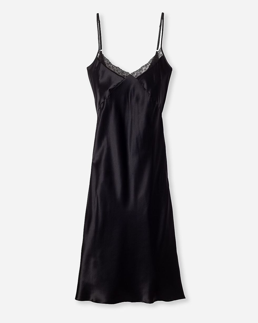 J. Crew Black Silk Dress