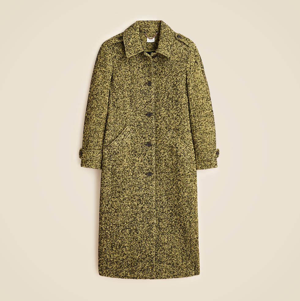 j.crew christopher john rogers topcoat herringbone boucl\u00e9