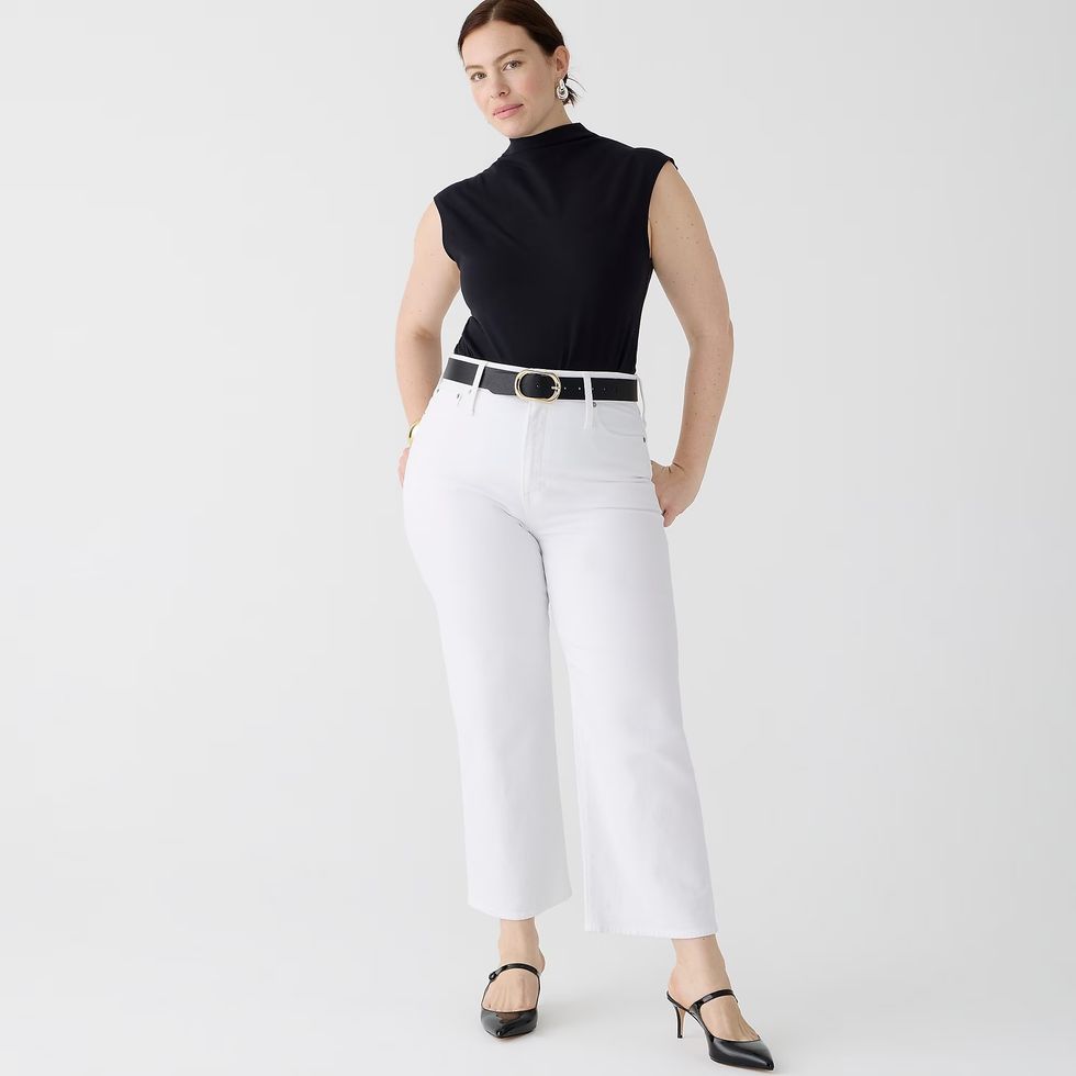 J.Crew Curvy Slim Wide Leg Jean