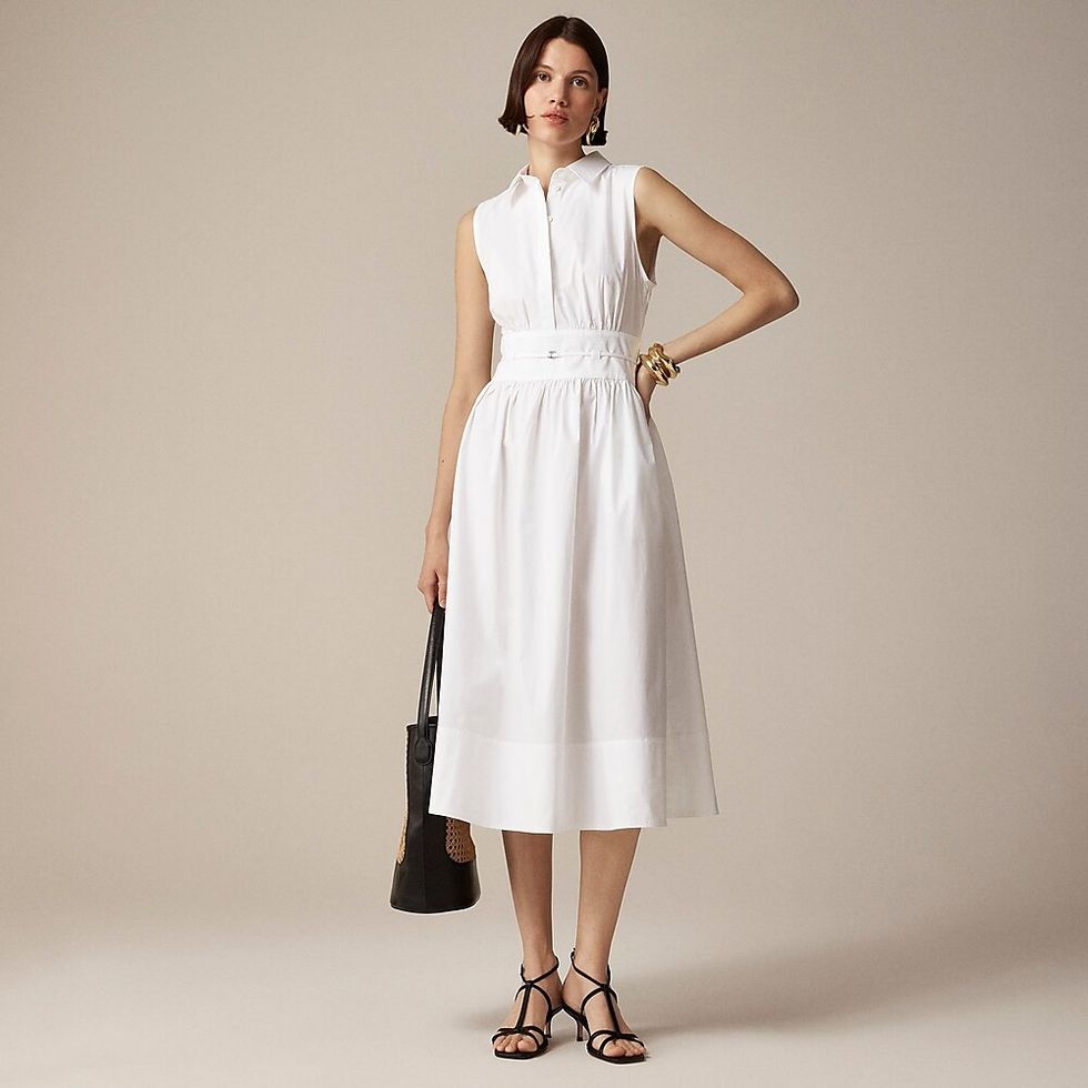 J. Crew Fitted-Waist Shirtdress
