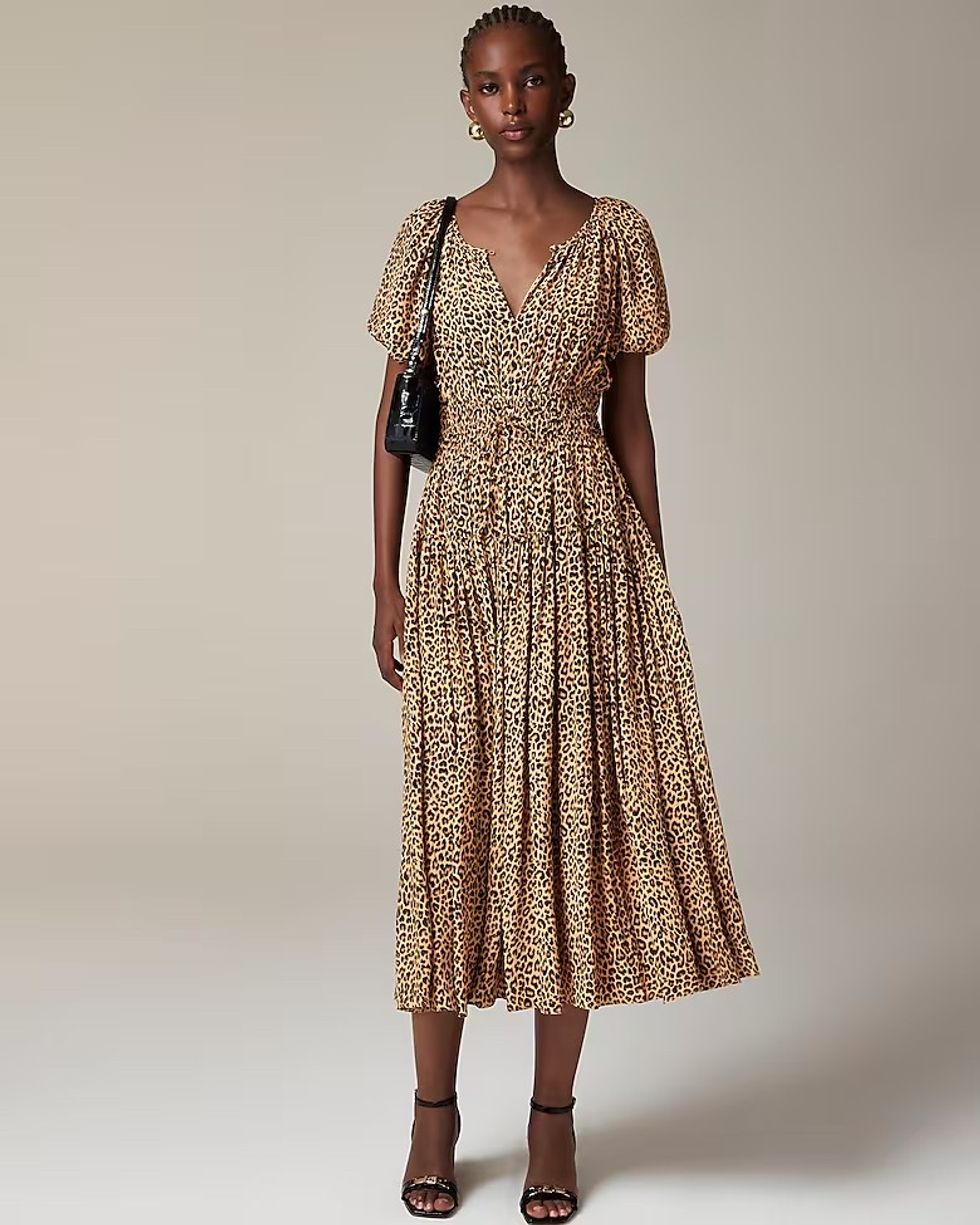 J. Crew Leopard Dress