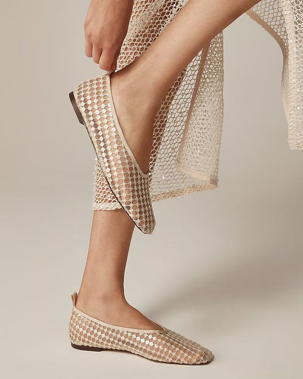 J.Crew Mesh Flats
