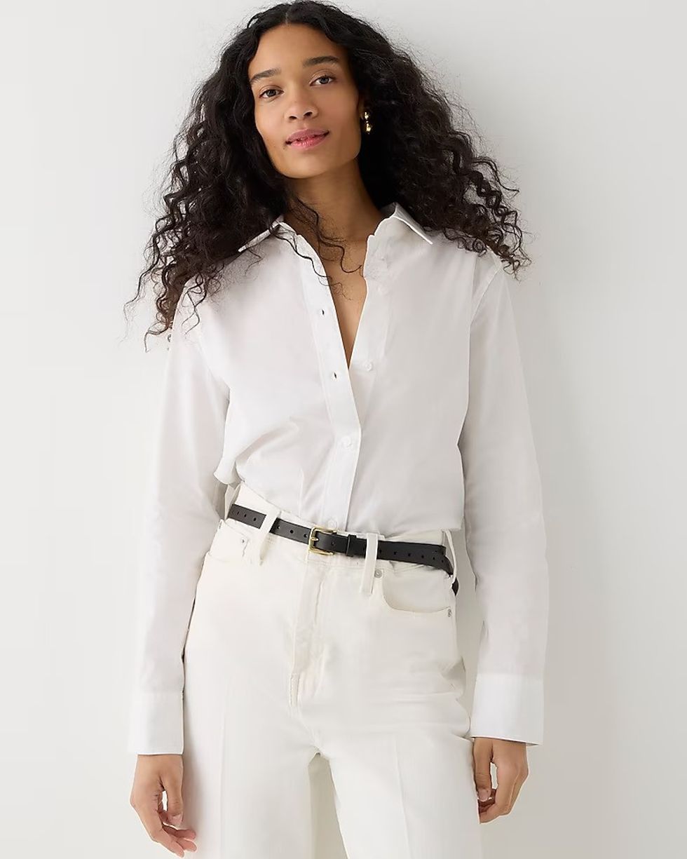 J.Crew Slim-Fit Stretch Cotton Poplin Shirt