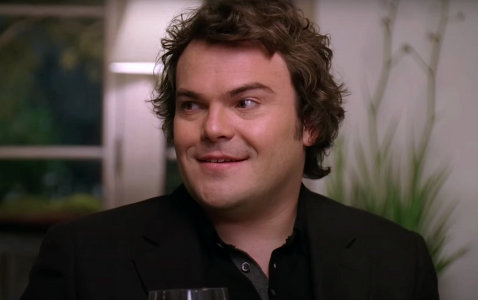 jack black as miles in the holiday