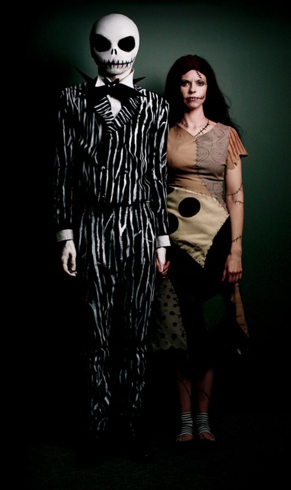 jack skellington and sally from nightmare before christmas