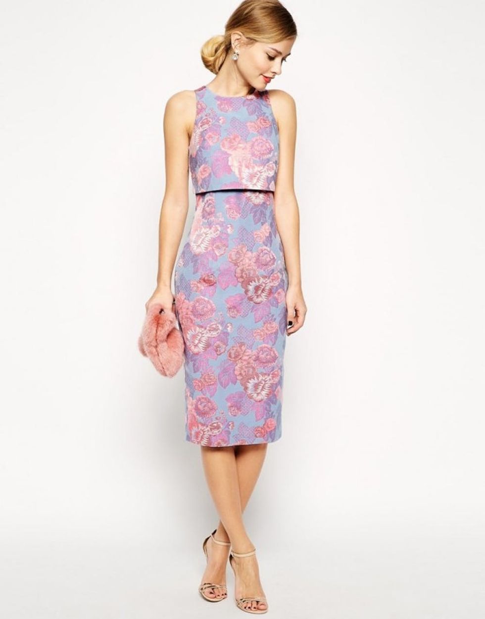 jacquard-floral-dress