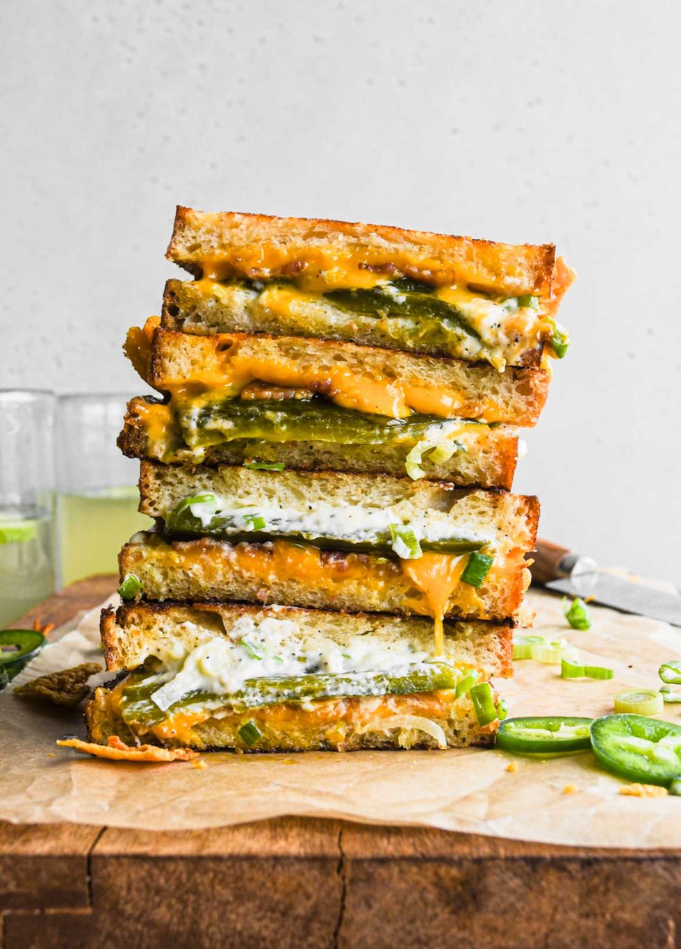 Jalapeno Popper Grilled Cheese recipe