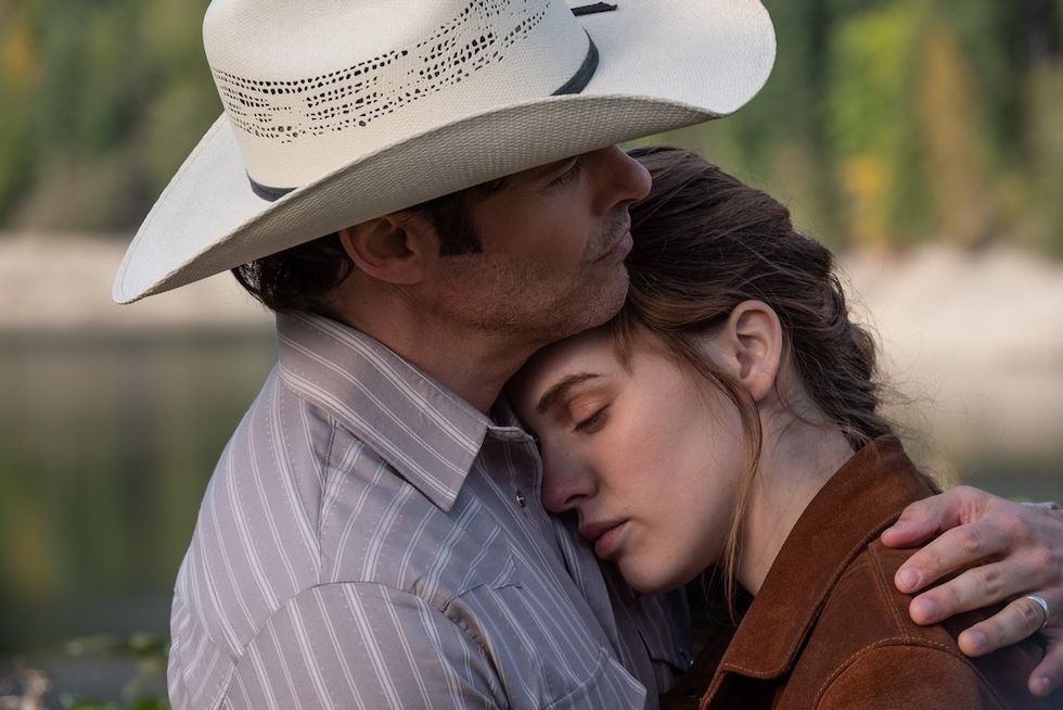 James Marsden and Odessa Young in The Stand