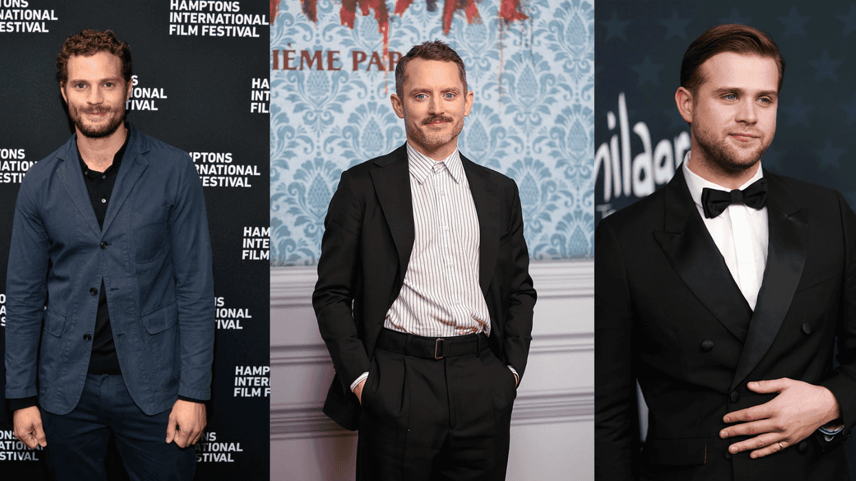Jamie Dornan, Elijah Wood, Leo Woodall